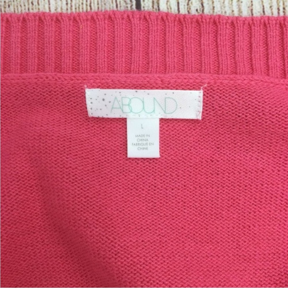 Abound Pink V-Neck Sweater - Picture 7 of 7